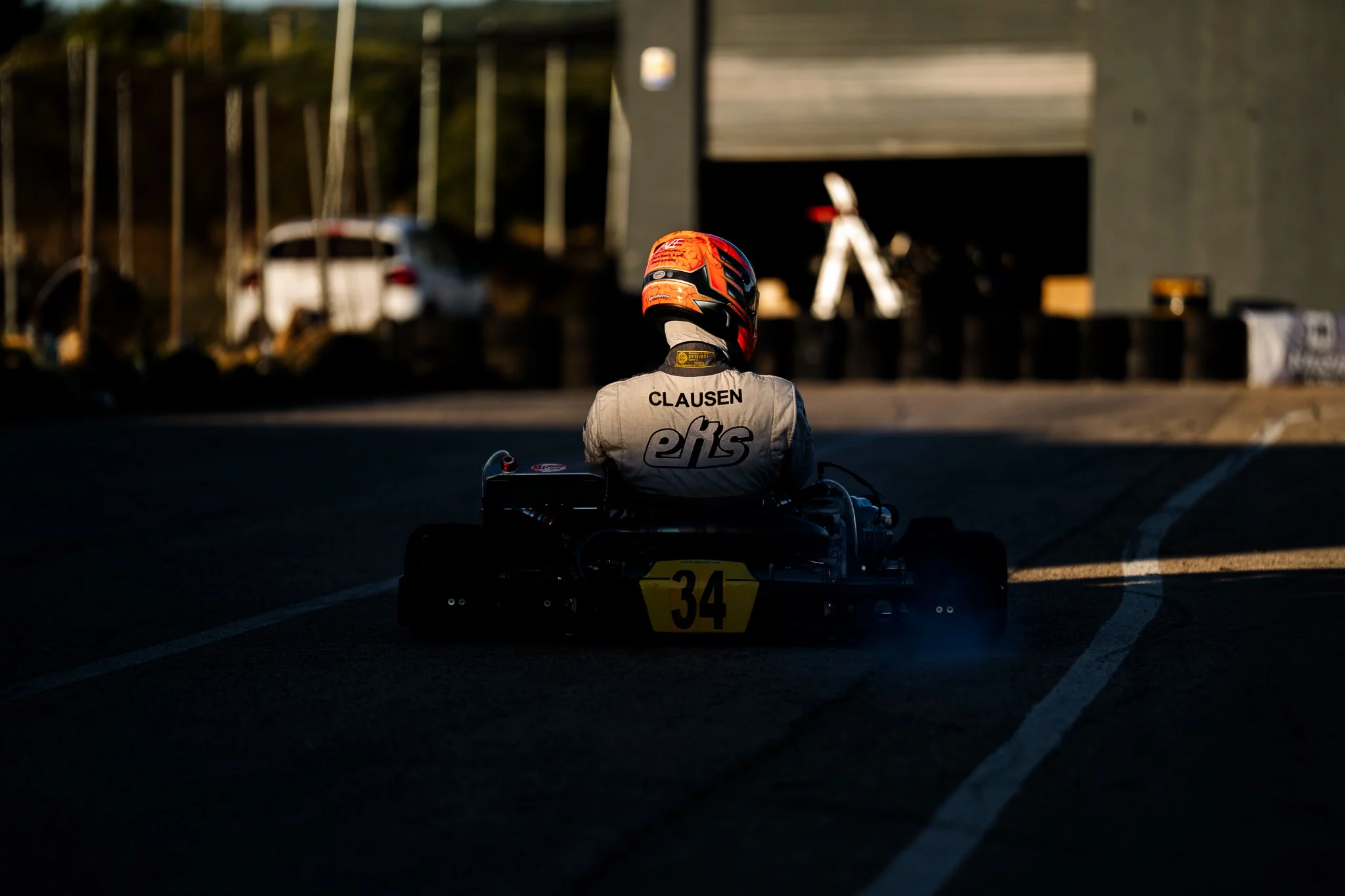 Valdemar Clausen i karting