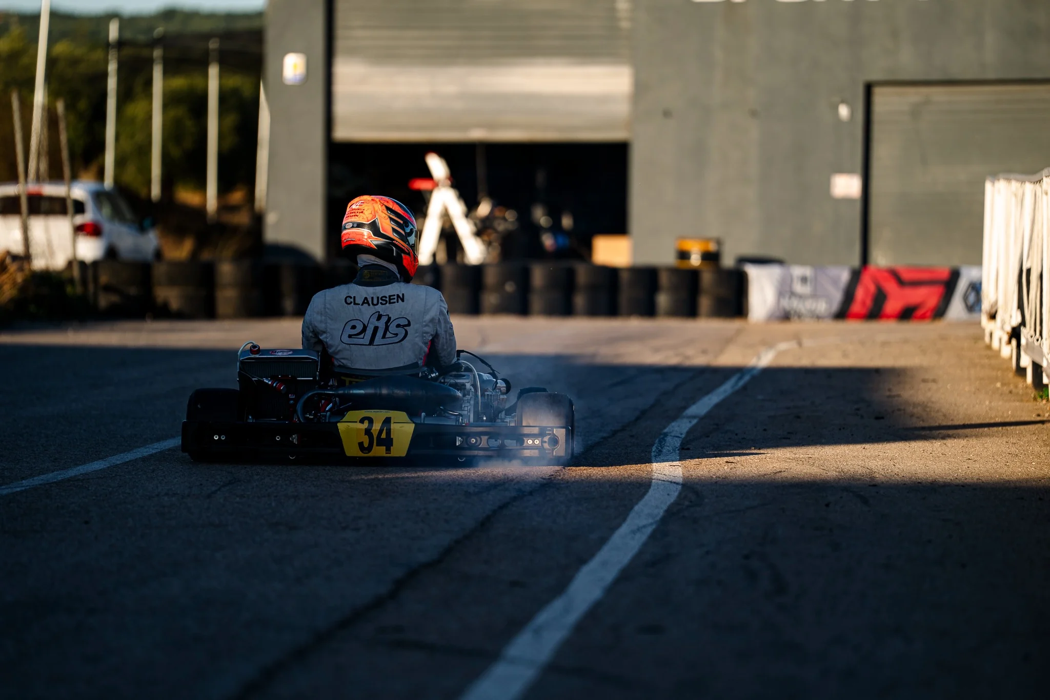 Valdemar Clausen i karting