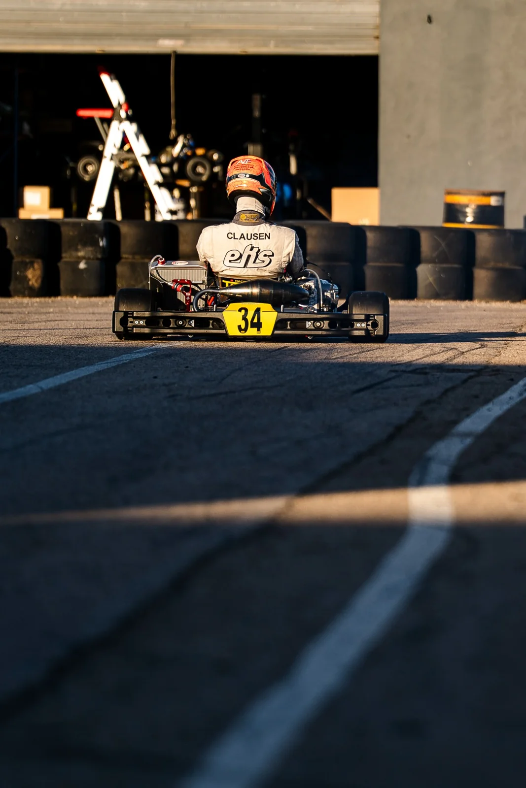 Valdemar Clausen i karting