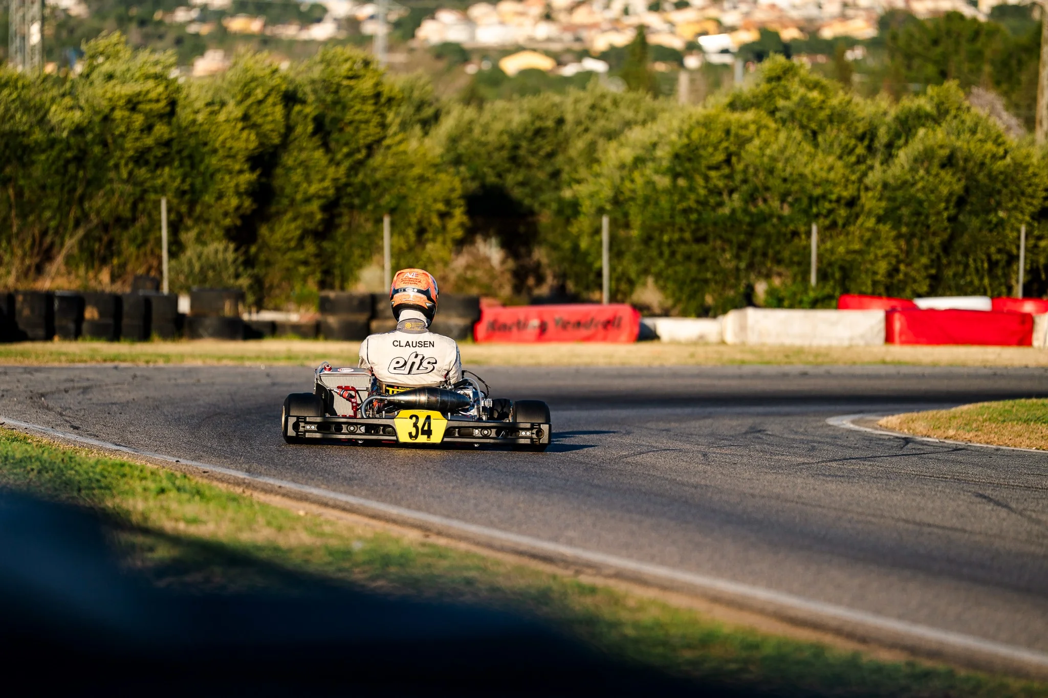 Valdemar Clausen i karting