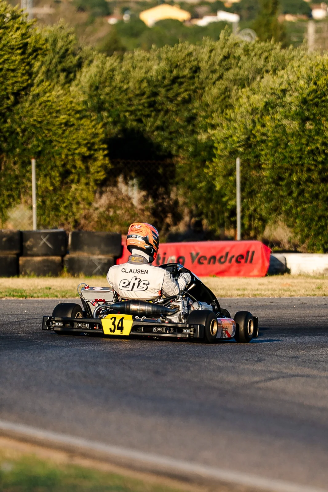 Valdemar Clausen i karting
