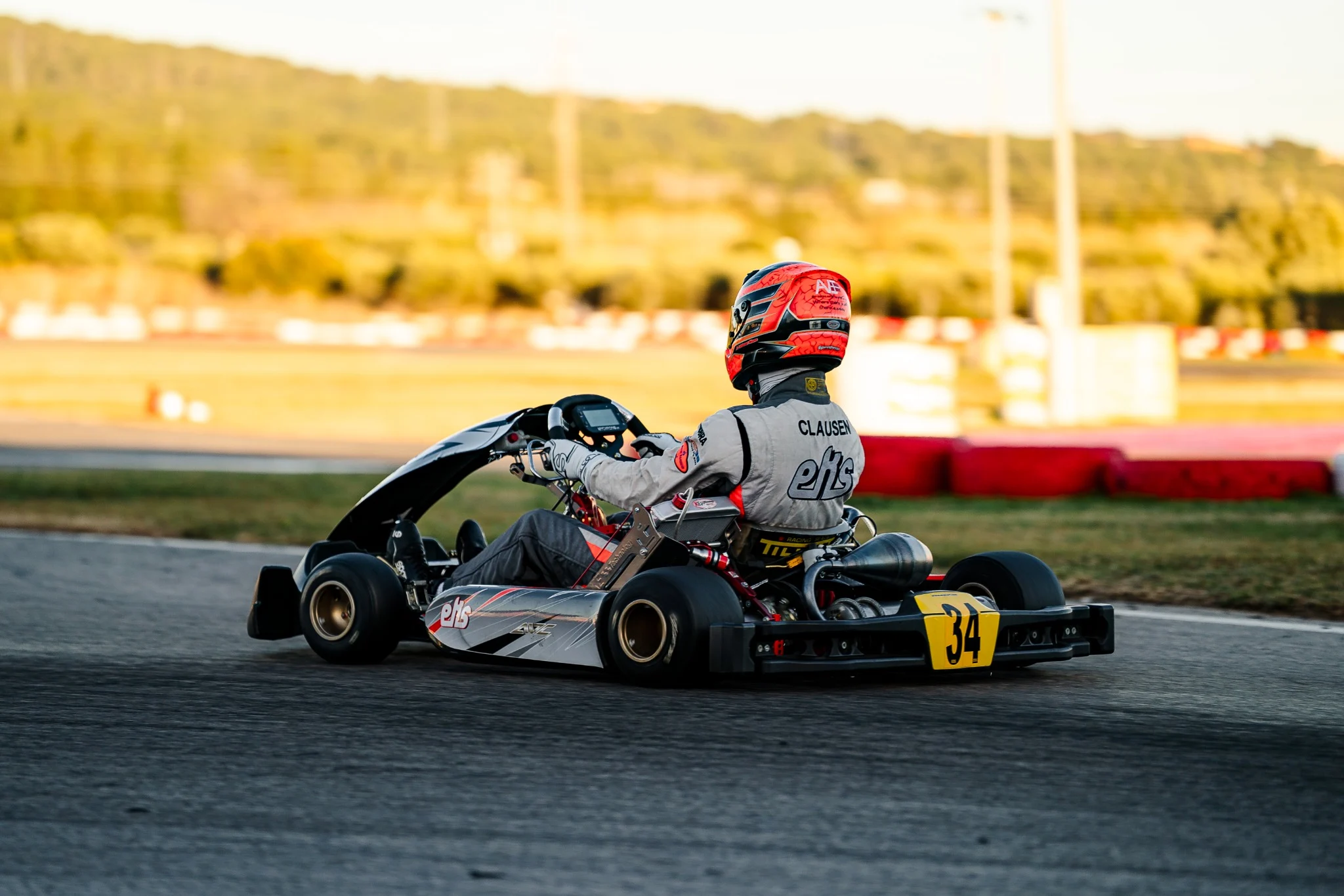 Valdemar Clausen i karting