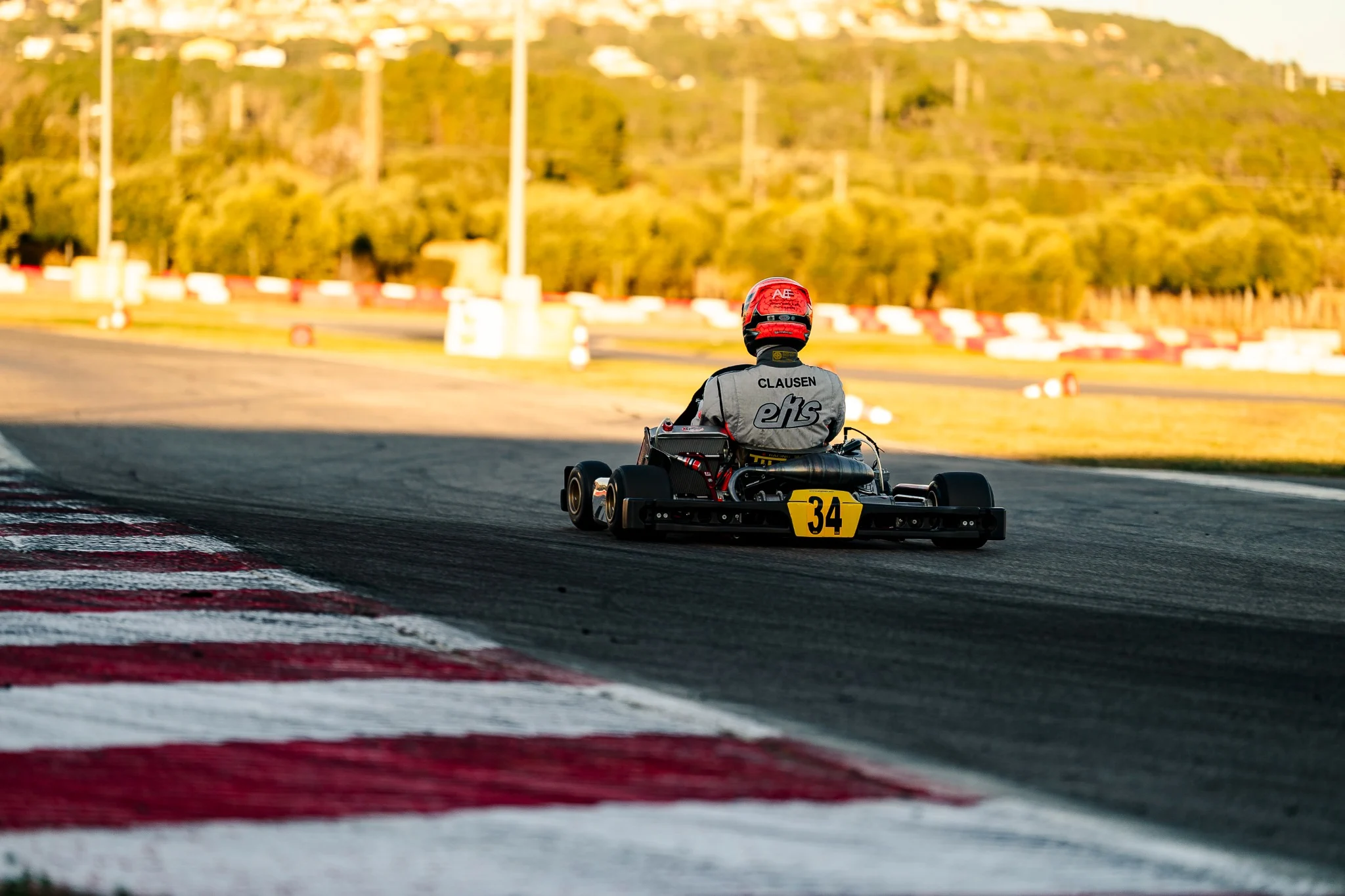 Valdemar Clausen i karting