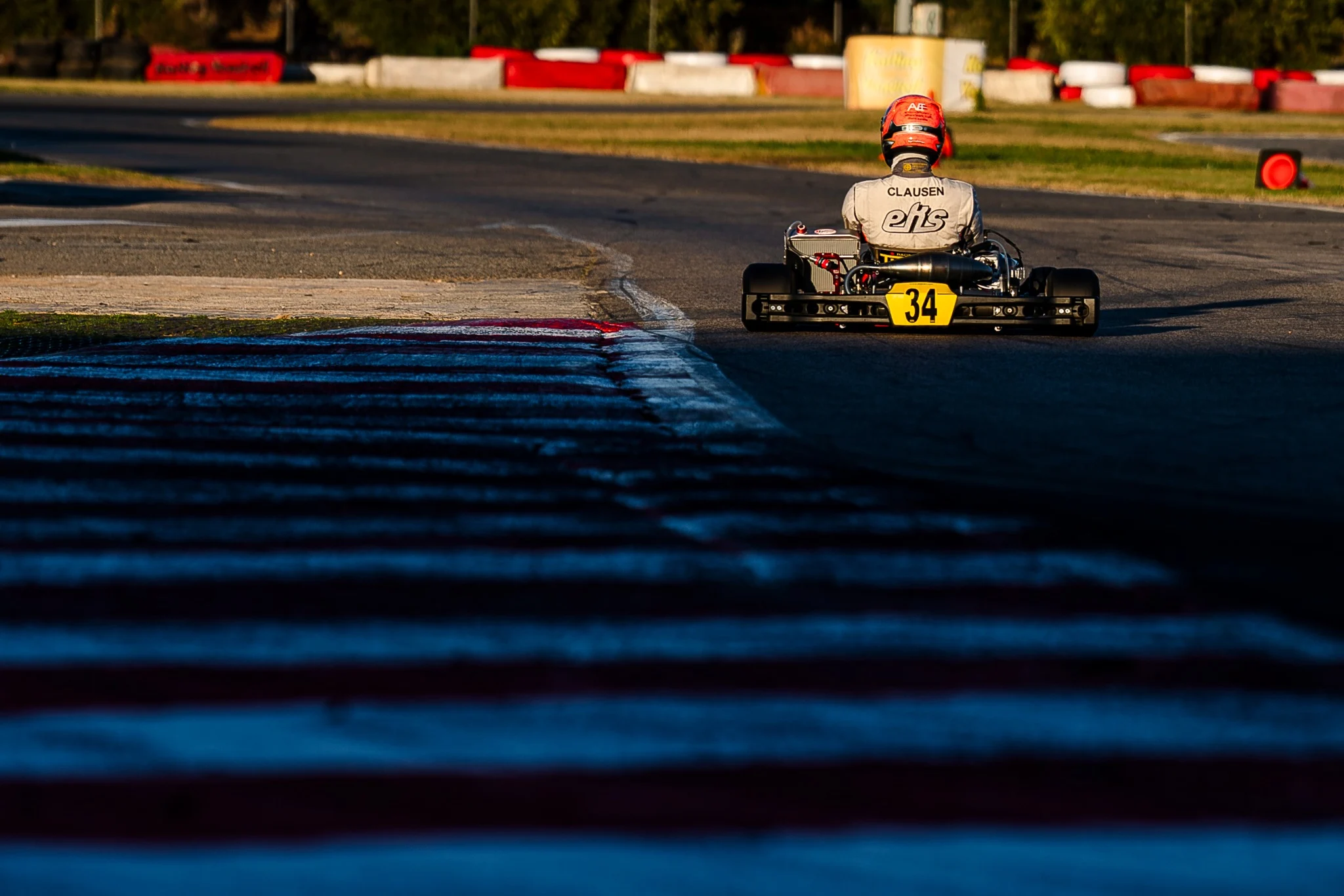 Valdemar Clausen i karting